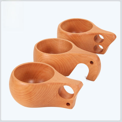 wooden cup