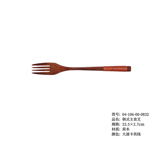 wooden cutlery set