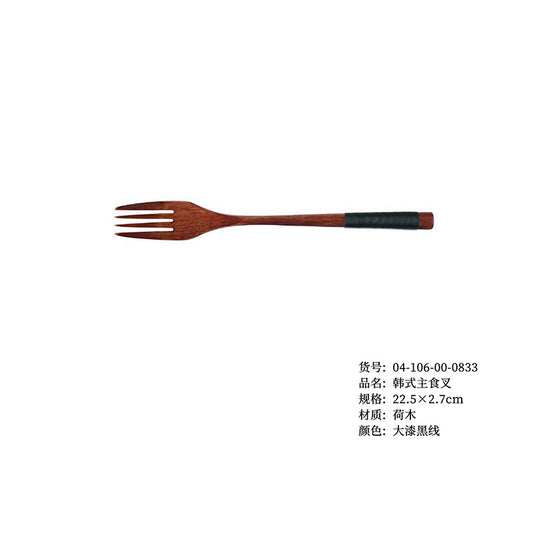 wooden cutlery set