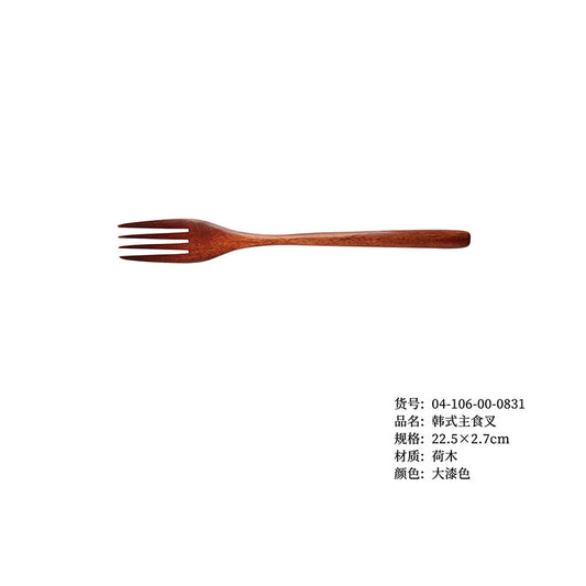 wooden cutlery set