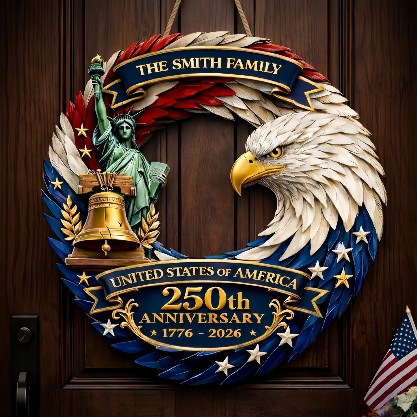 Wooden decorative sign