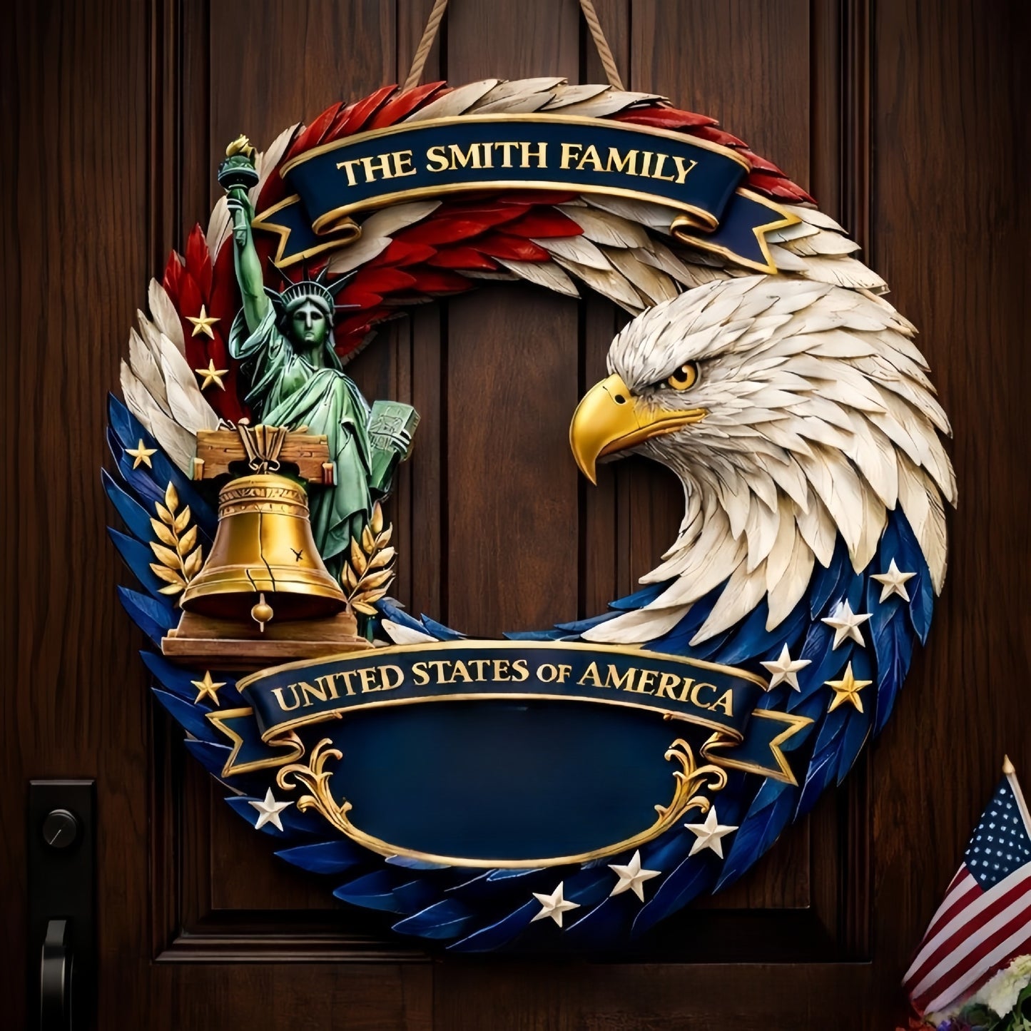 Wooden decorative sign