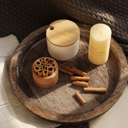Wooden Decorative Tray Farmhouse Retro Storage Tray