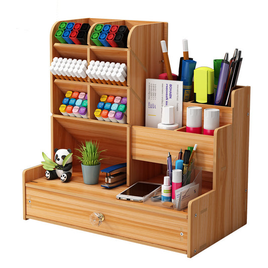 Wooden Desktop Organizer