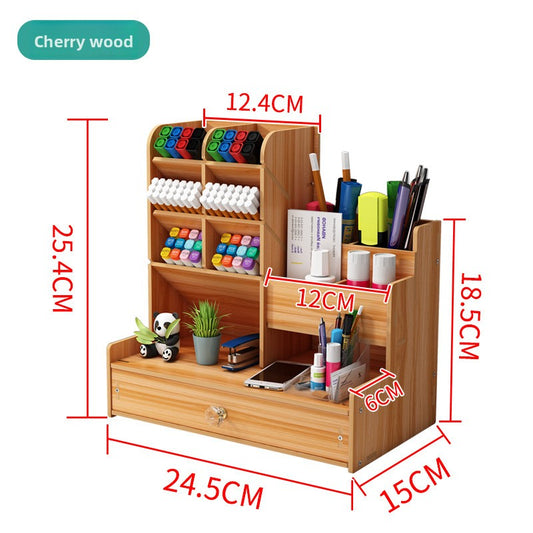 Wooden Desktop Organizer