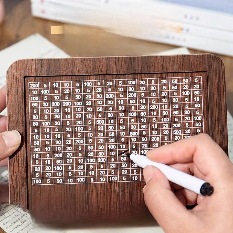 Wooden digital piggy bank