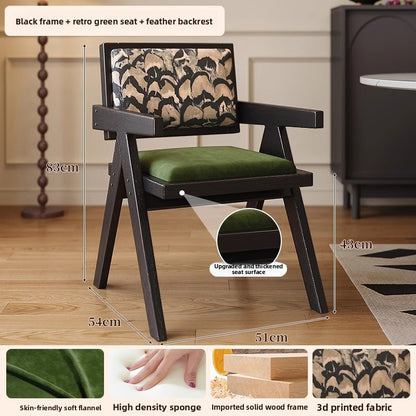 Wooden dining chair