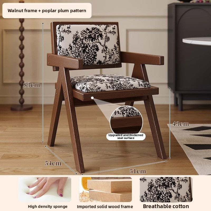 Wooden dining chair