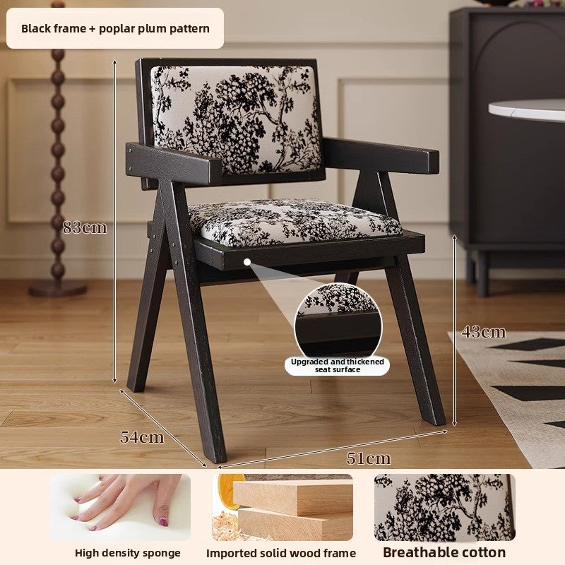 Wooden dining chair