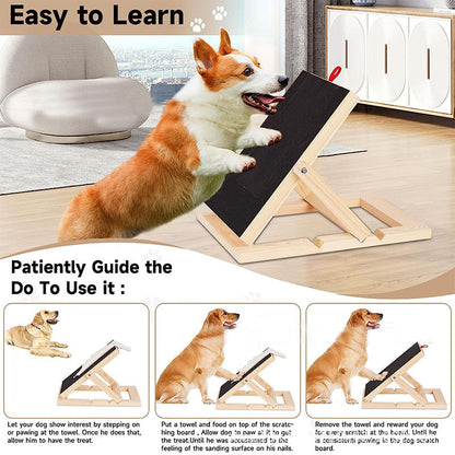 Wooden Dog Scratching Board