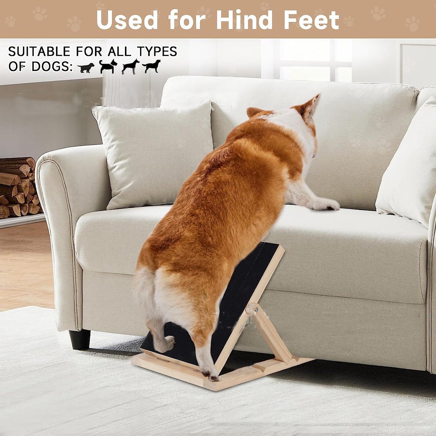 Wooden Dog Scratching Board