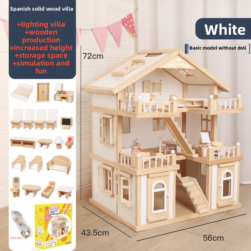wooden dollhouse