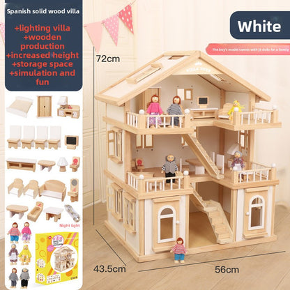 wooden dollhouse