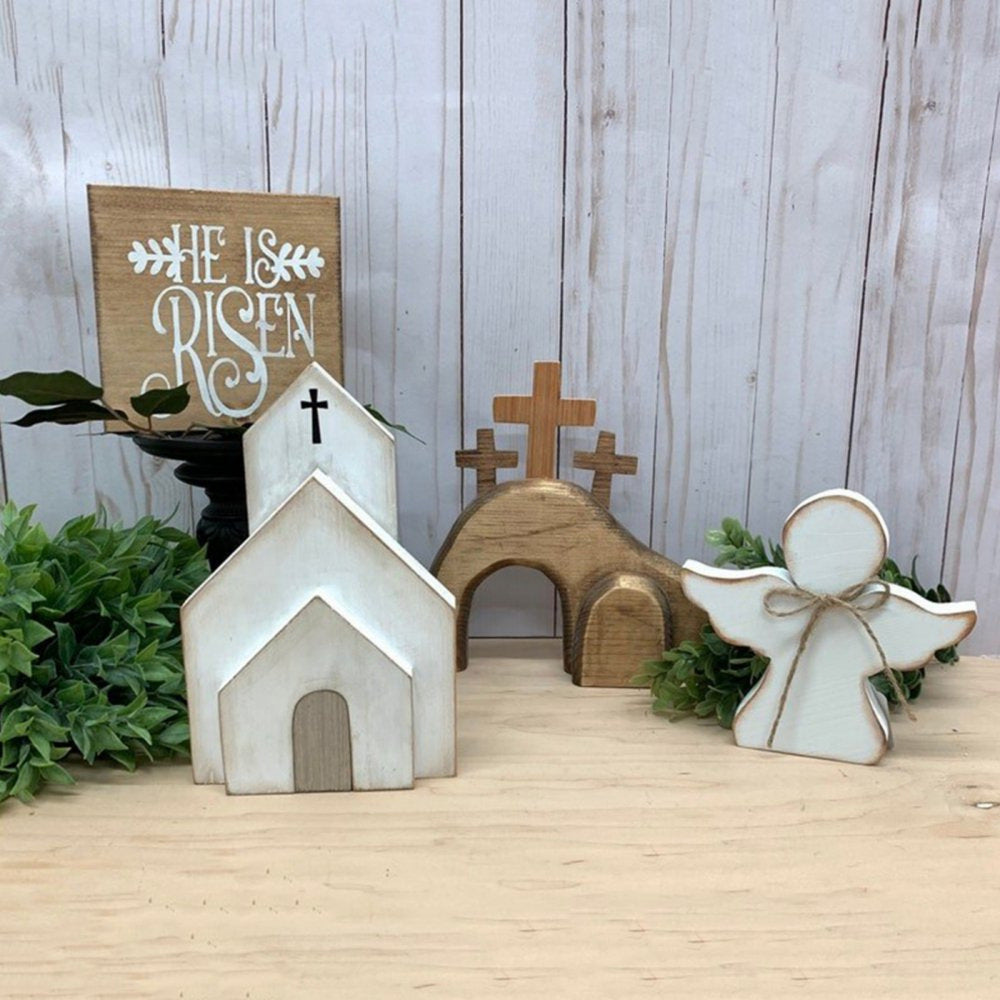 Wooden Easter Decor