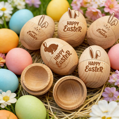Wooden Easter Egg