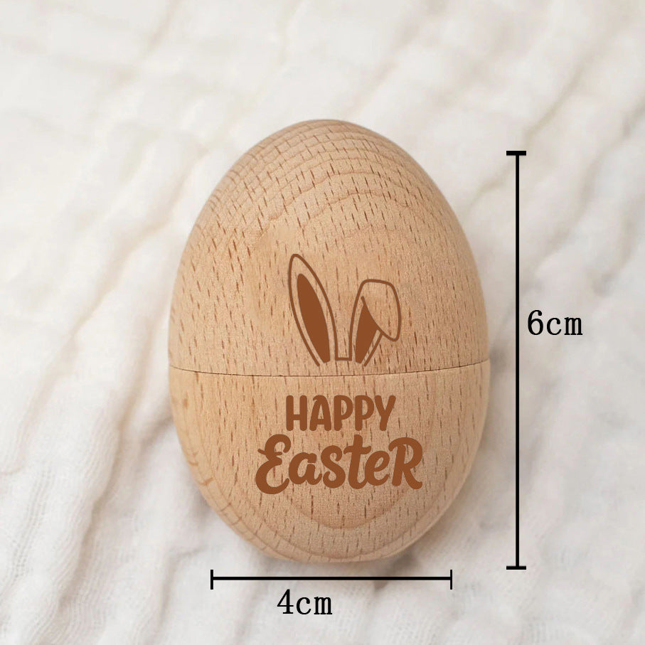 Wooden Easter Egg