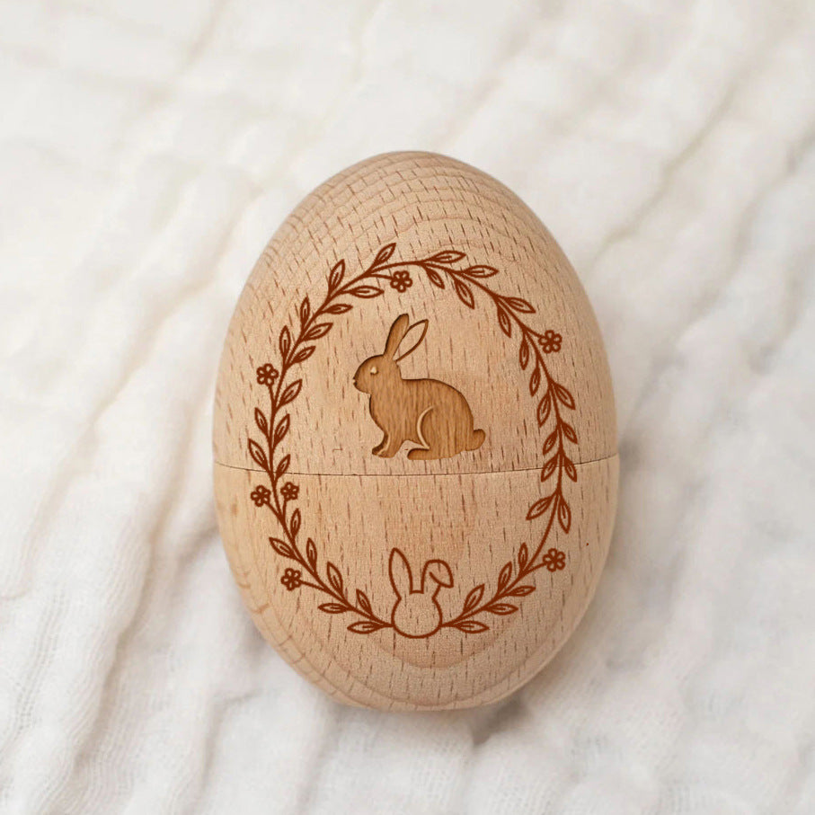 Wooden Easter Egg