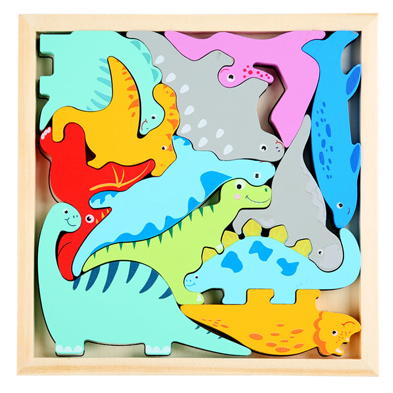 Wooden Educational Puzzle Blocks