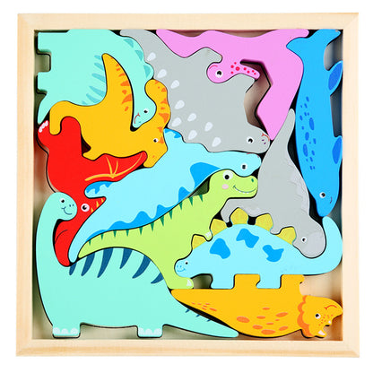 Wooden Educational Puzzle Blocks