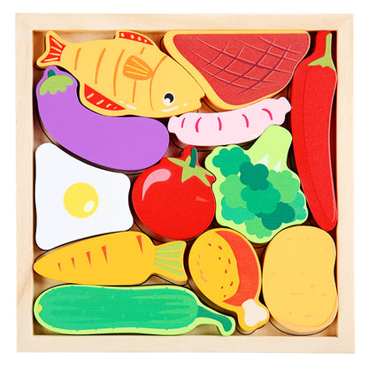 Wooden Educational Puzzle Blocks