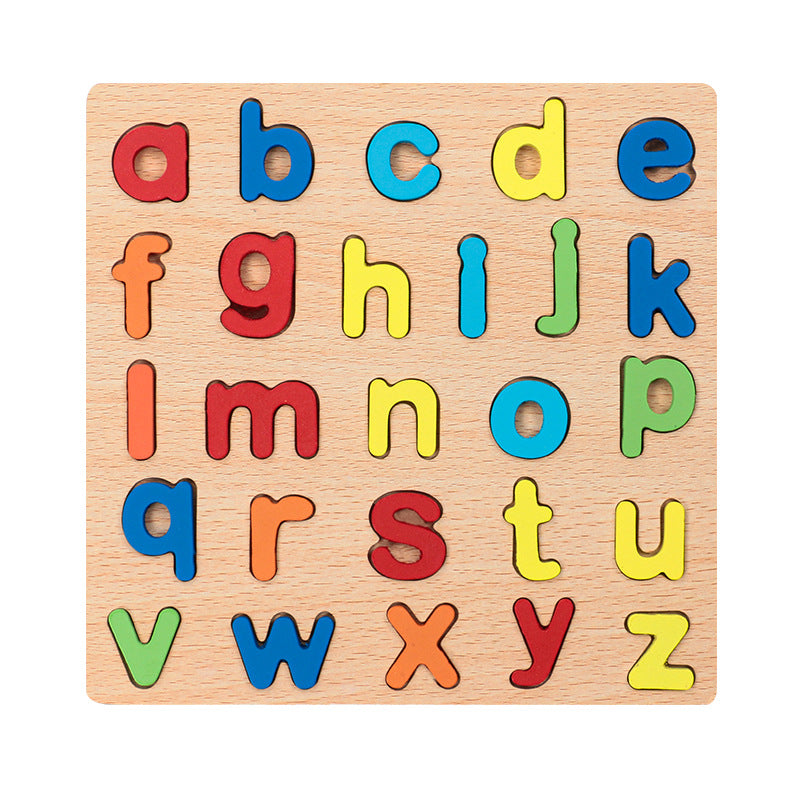 Wooden Educational Puzzle Board for Toddlers