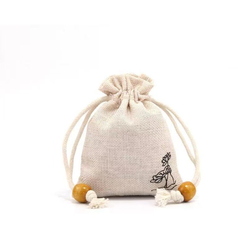 Wooden Eye Massage Stick Lotus Design
