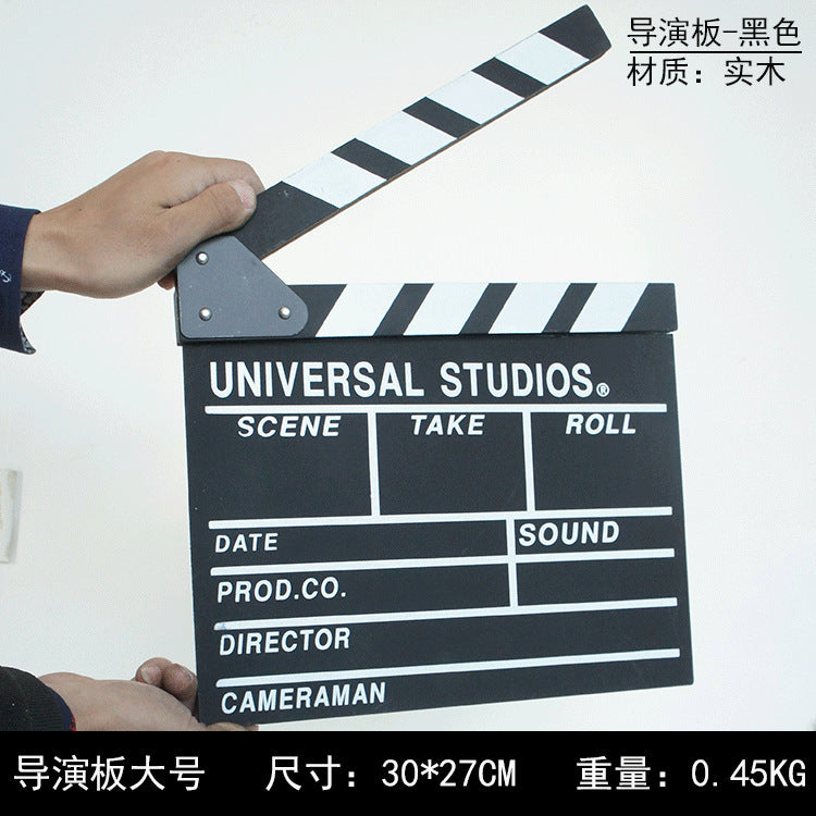 Wooden Film Clapperboard