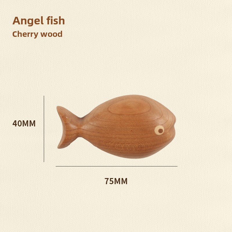 Wooden Fish Fridge Magnet