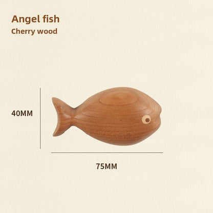 Wooden Fish Fridge Magnet