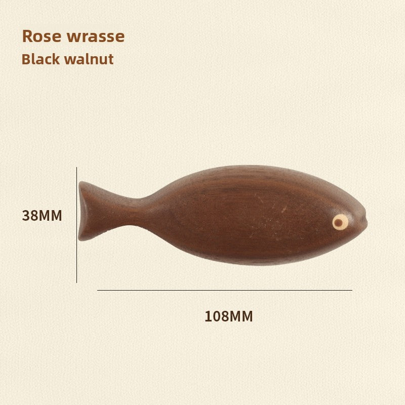 Wooden Fish Fridge Magnet