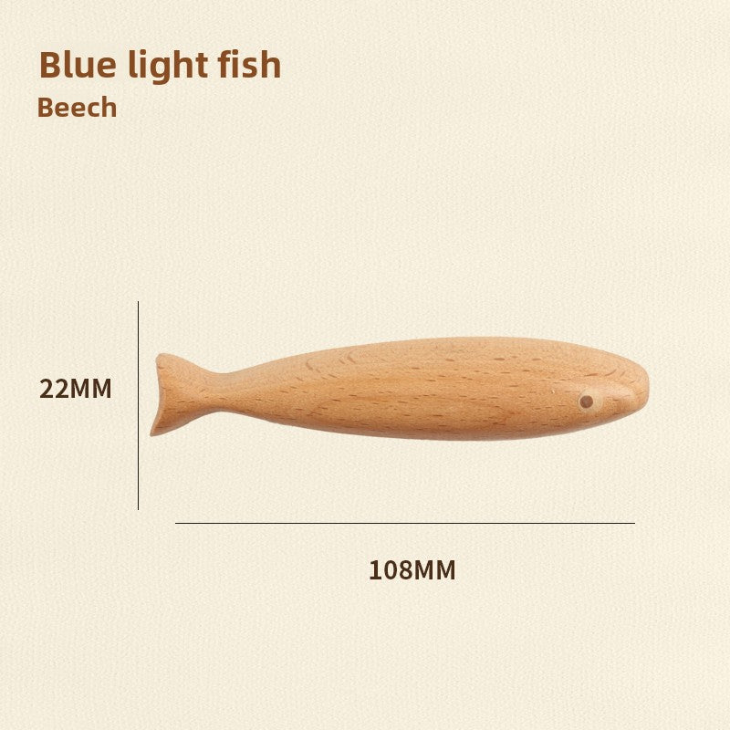 Wooden Fish Fridge Magnet