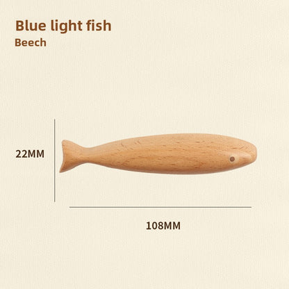 Wooden Fish Fridge Magnet