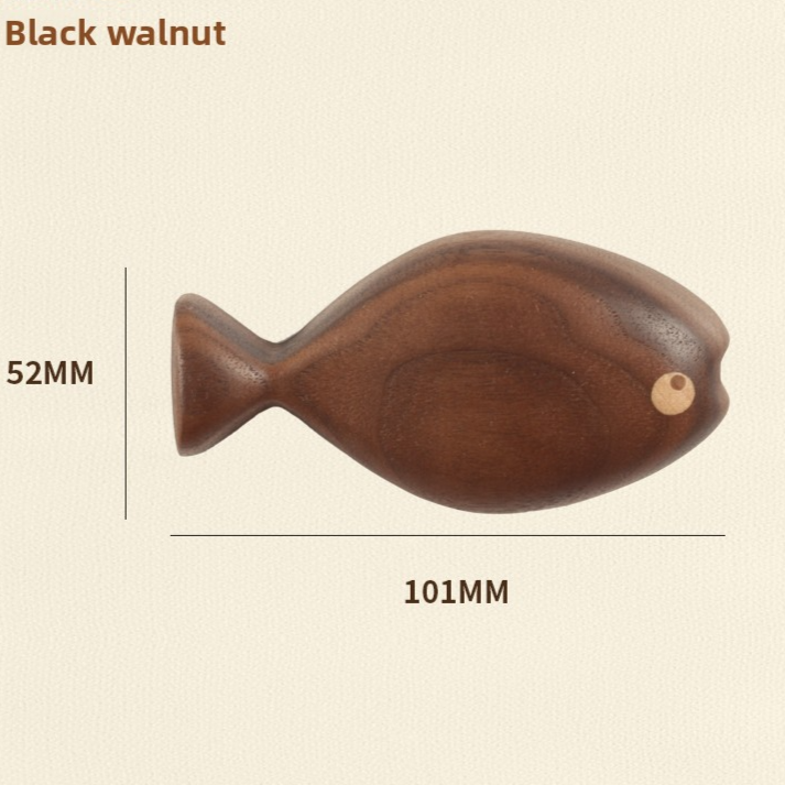 Wooden Fish Fridge Magnet