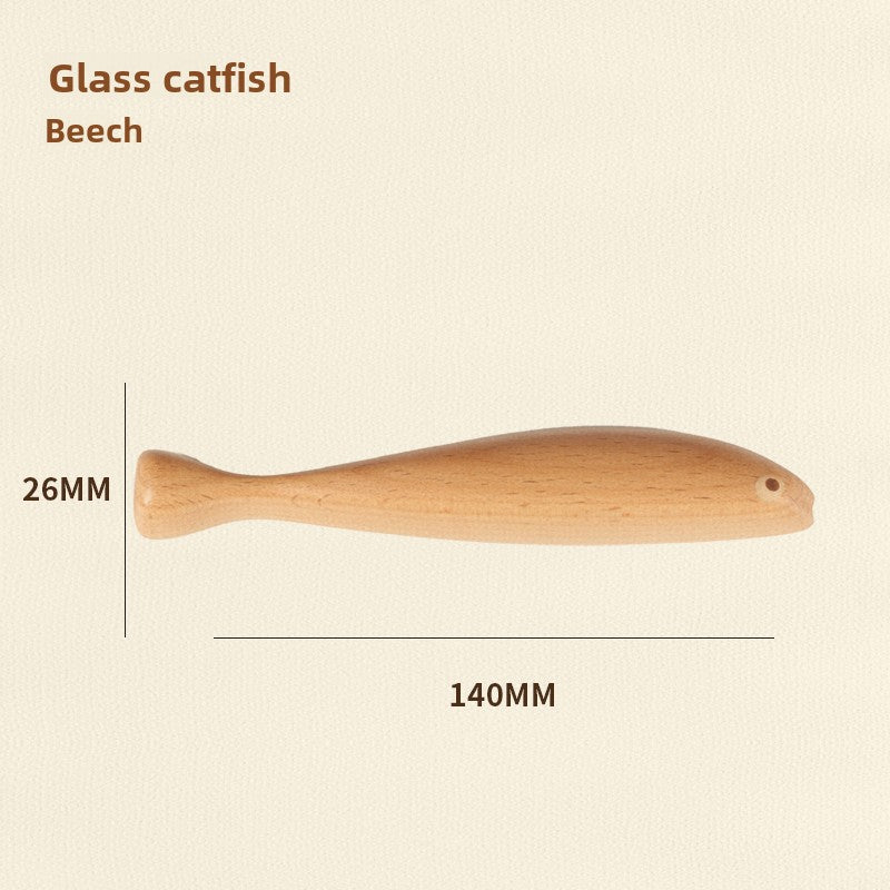 Wooden Fish Fridge Magnet