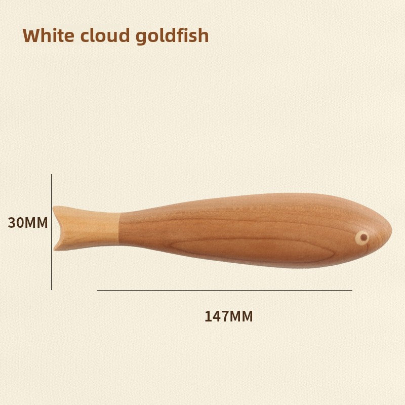 Wooden Fish Fridge Magnet