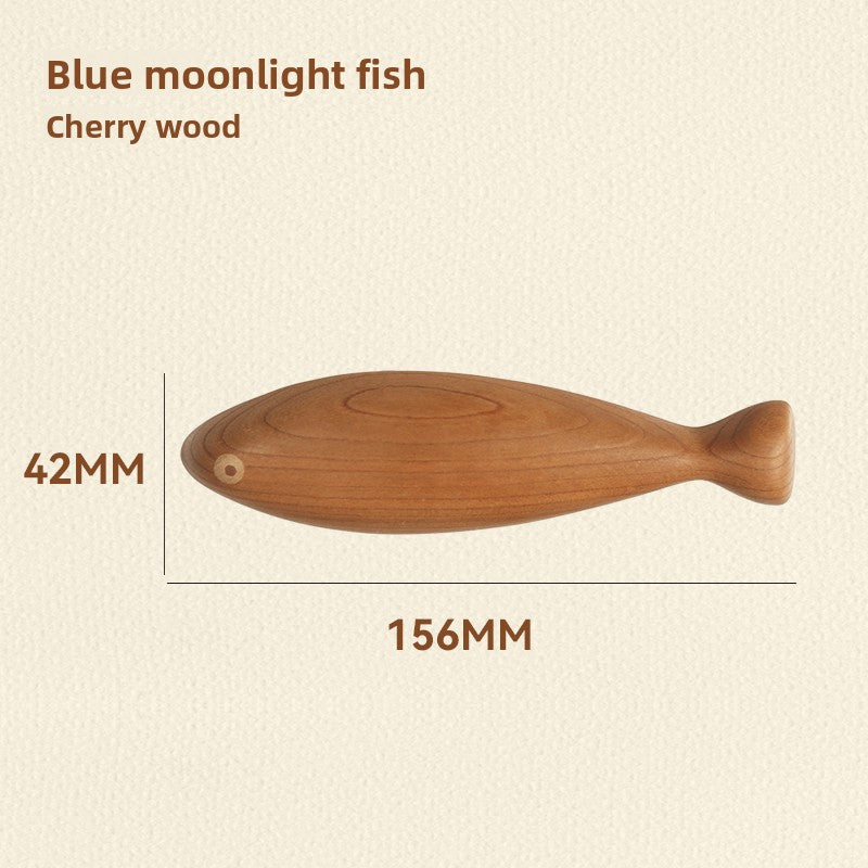 Wooden Fish Fridge Magnet