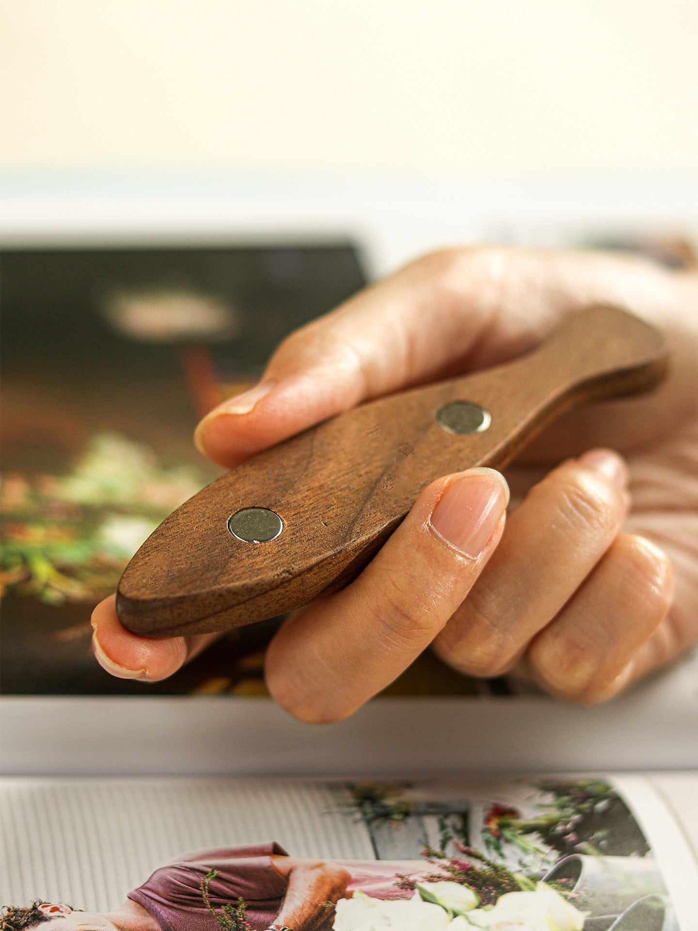 Wooden Fish Fridge Magnet