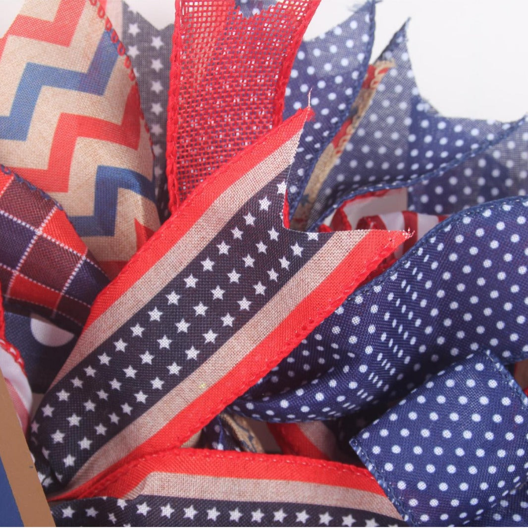 Wooden Flag Wreath