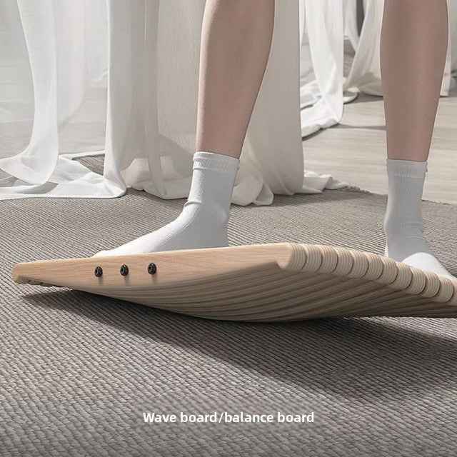 Wooden Foot Massage Balance Board for Office and Home Use
