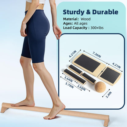 Wooden Foot Stretcher Balance Trainer