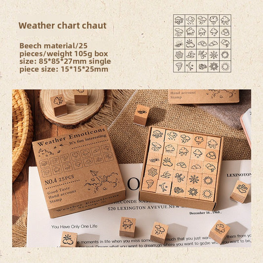 Wooden hand seal