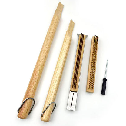 Wooden Handle Detachable Pizza Baking Brush