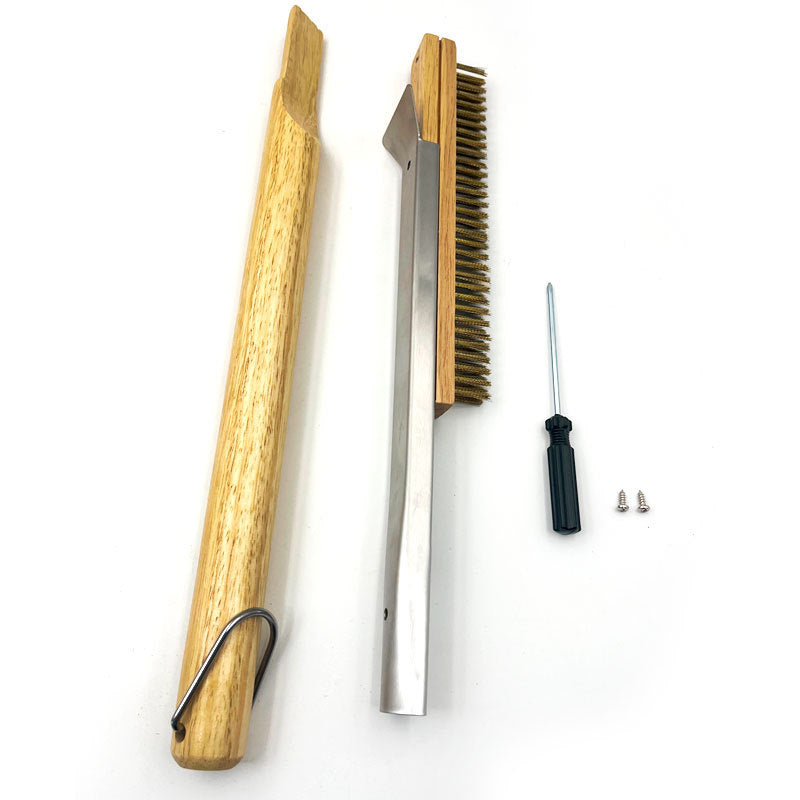Wooden Handle Detachable Pizza Baking Brush