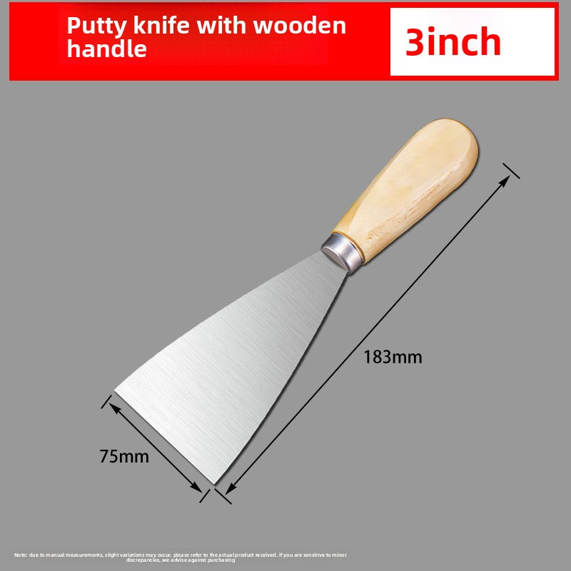 Wooden Handle Putty Knife