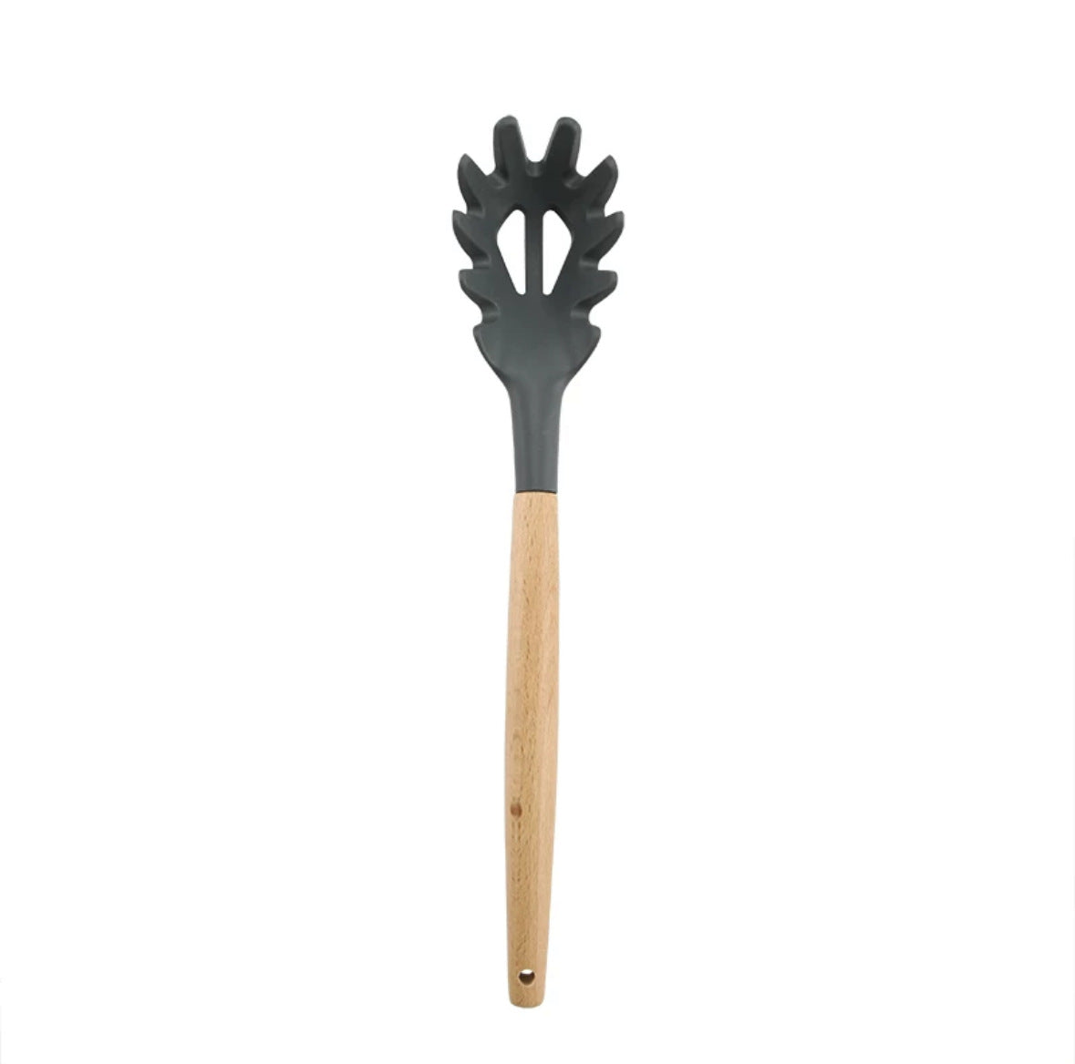 Wooden handle silicone kitchenware