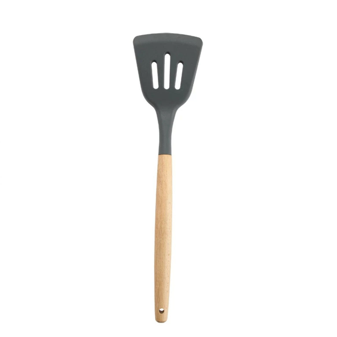 Wooden handle silicone kitchenware