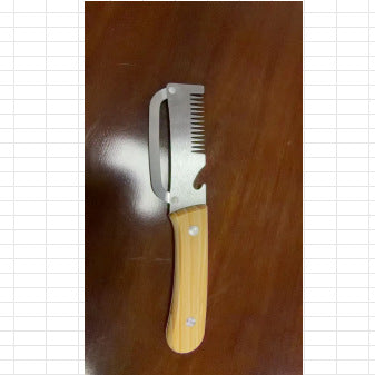 Wooden Handle Stainless Steel Kitchen Peeler