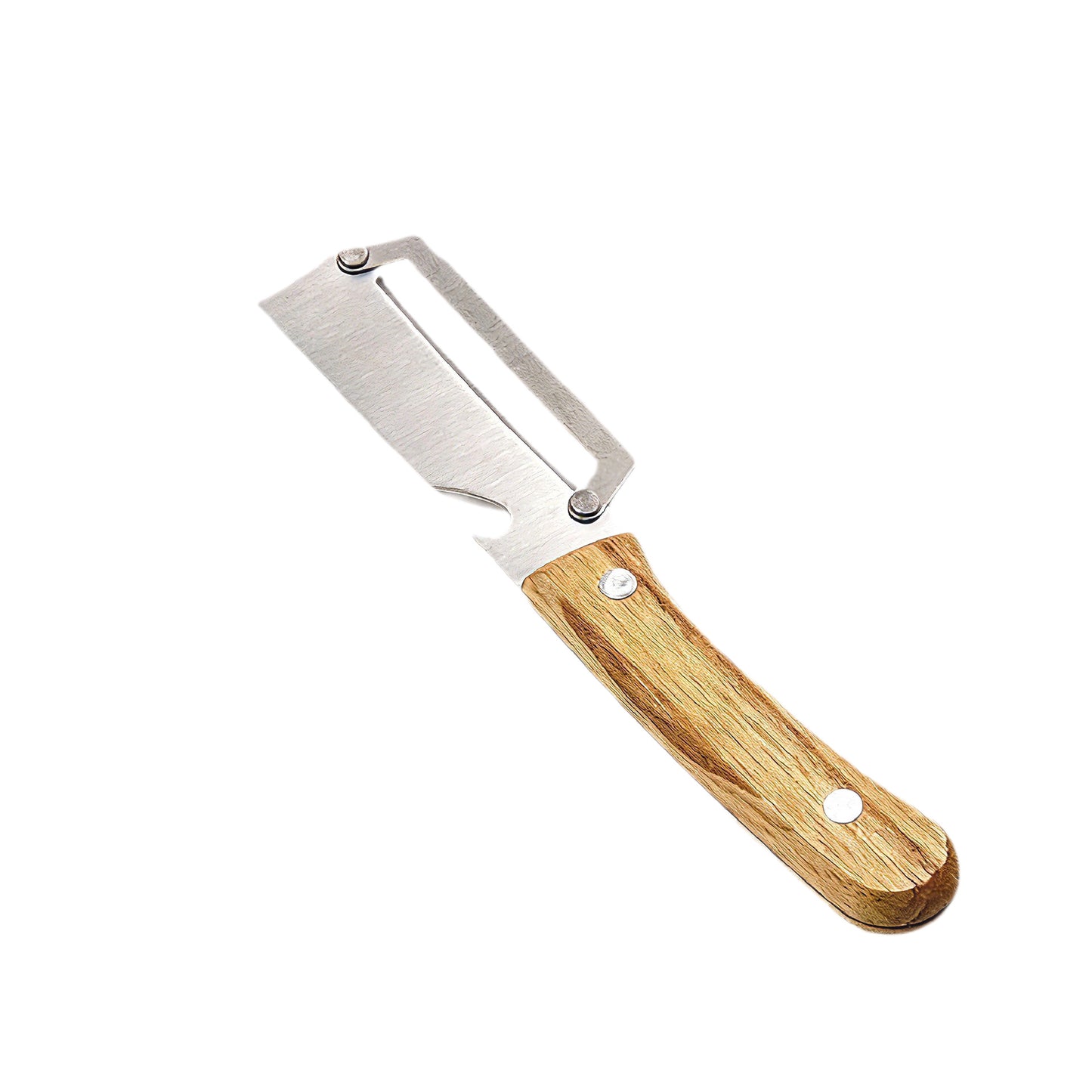 Wooden Handle Stainless Steel Kitchen Peeler