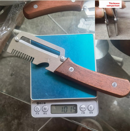 Wooden Handle Stainless Steel Kitchen Peeler