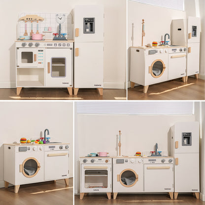 Wooden imitation refrigerator kitchen toy